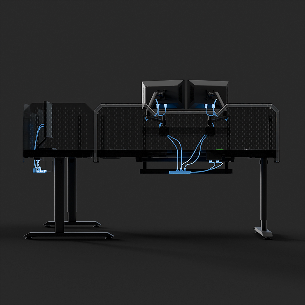 Livtab Cyberone Modular L-shaped Standing desk