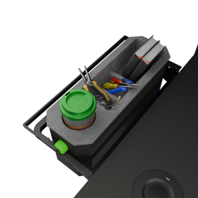 Livtab Cyberone Standing Desk with drawer -Dual Motor, cable management