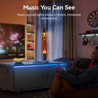 Livtab LT90 FreezerX Smart Coffee Table with Fridge and Freezer