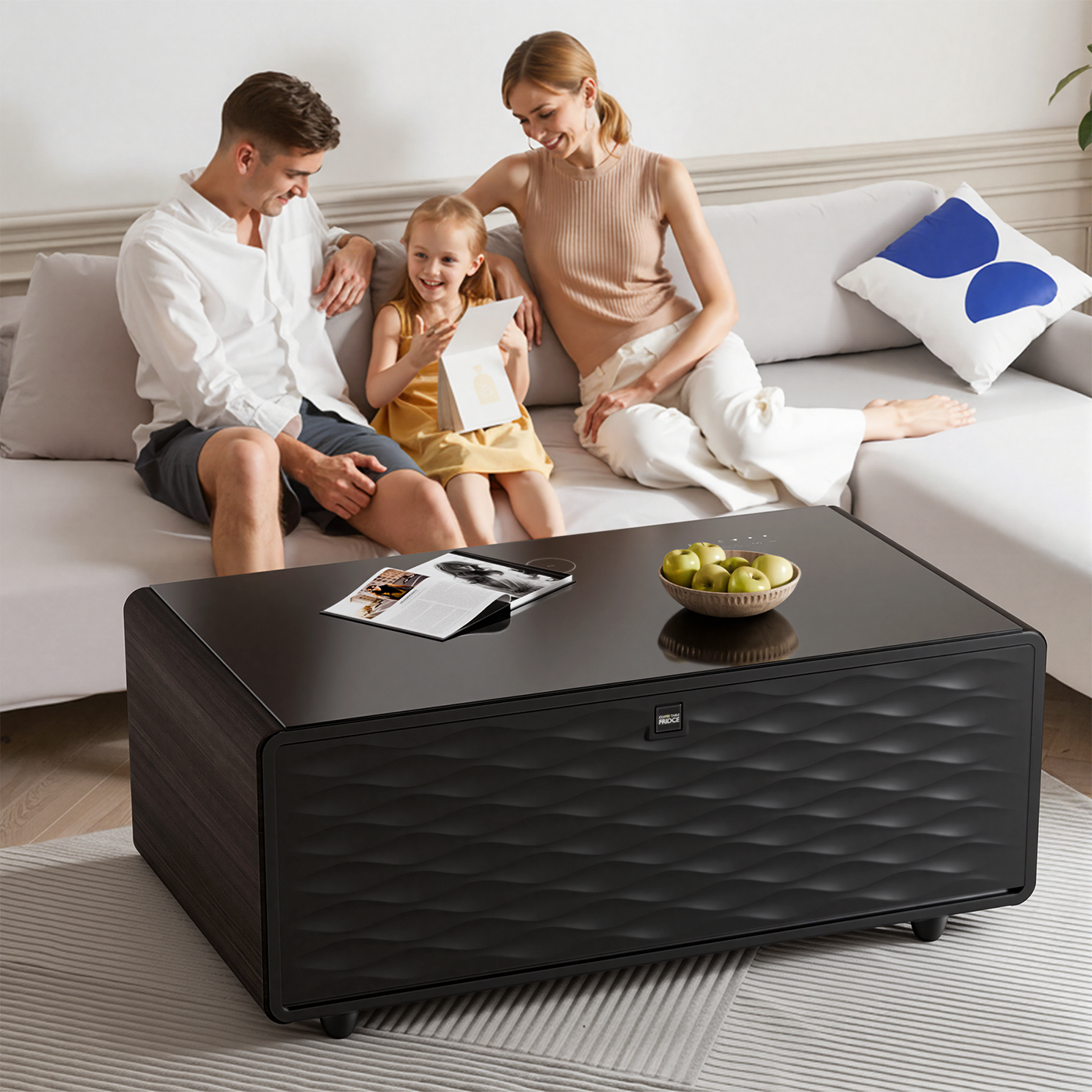 Livtab LT90 FreezerX Smart Coffee Table with Fridge and Freezer