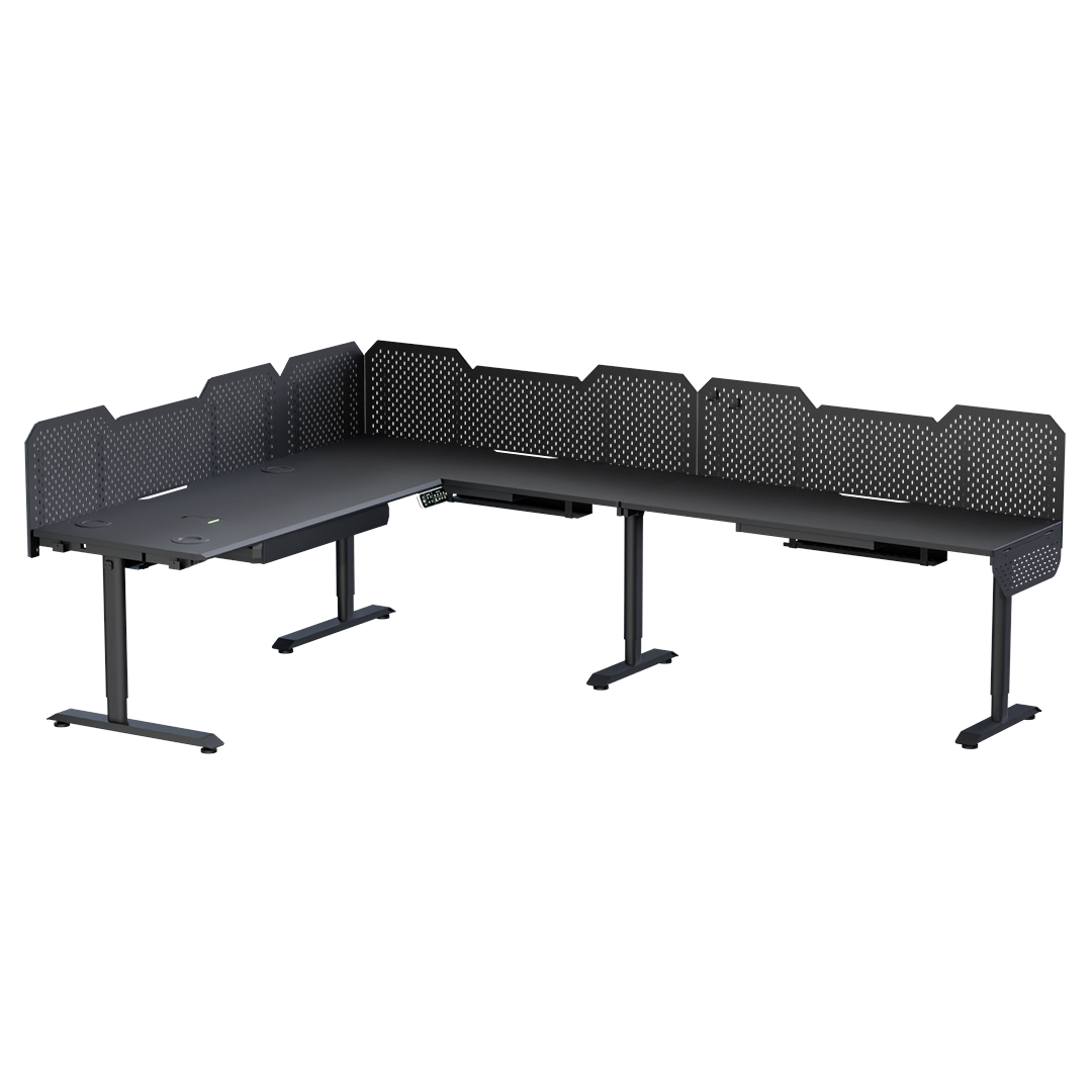 Livtab Cyberone Modular L-shaped Standing desk