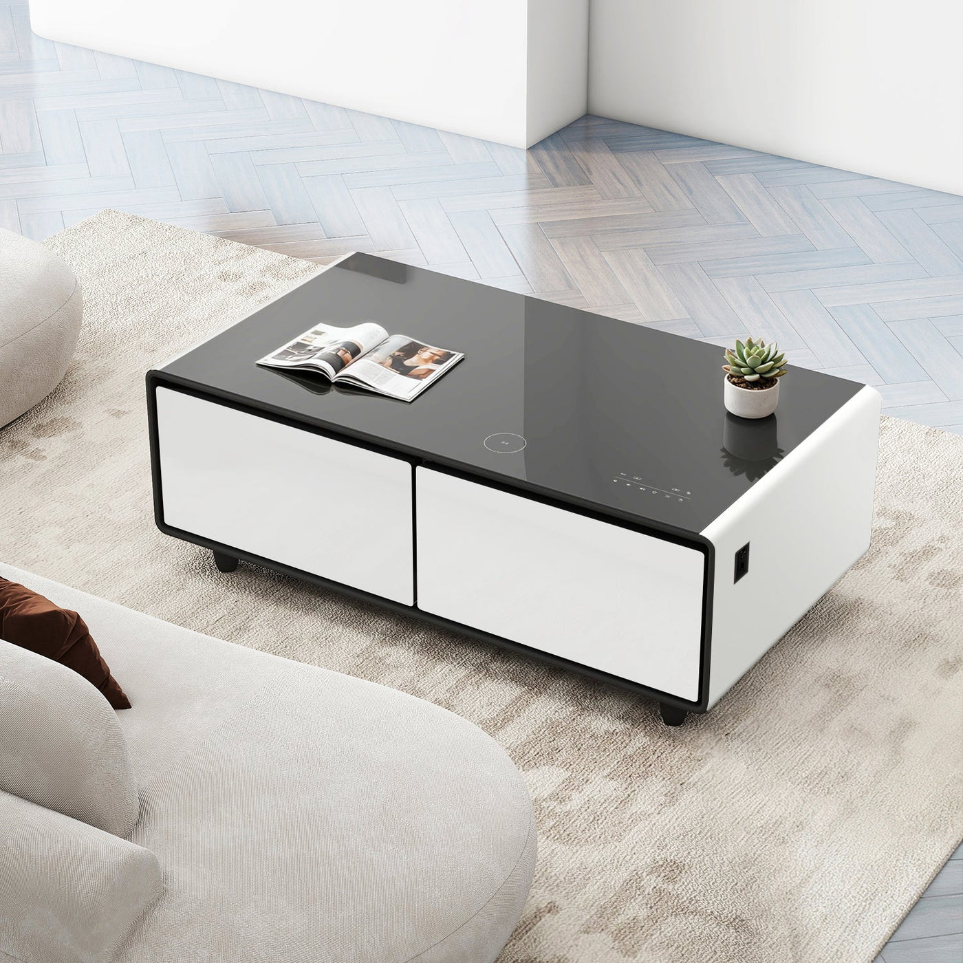 Livtab LT135 Smart Coffee Table with Fridge