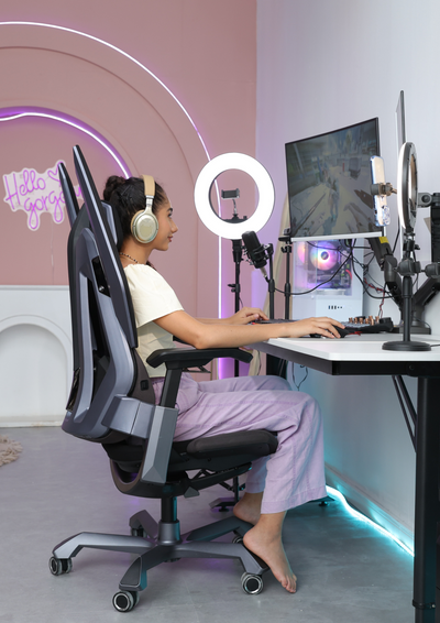 TGIF T0-MAX Ergonomic Gaming Chair Grey
