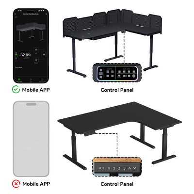 Livtab Cyberone Modular L-shaped Standing desk