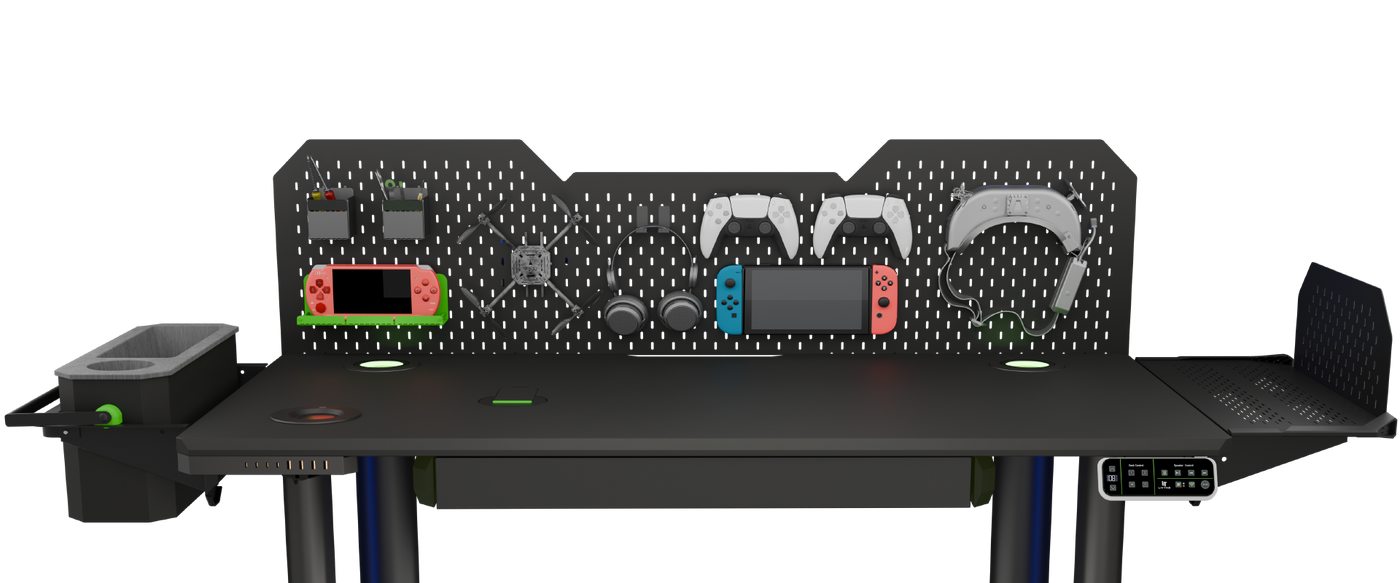 Livtab Cyberone Standing Desk with drawer -Dual Motor, cable management