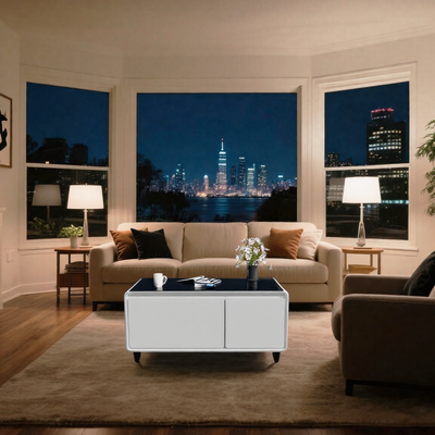 Livtab LT90 FreezerX Smart Coffee Table with Fridge and Freezer