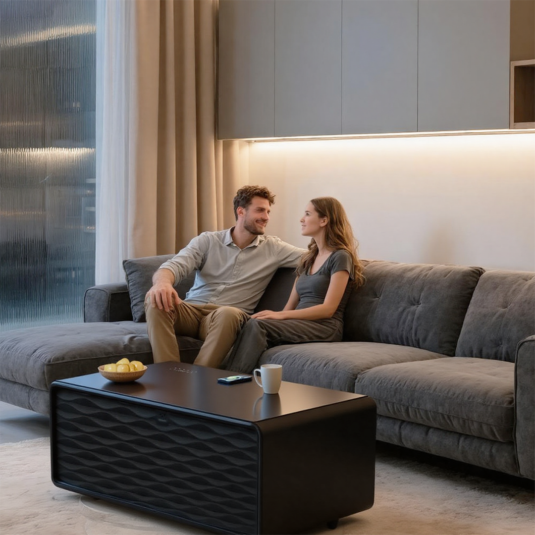 Livtab LT90 Pro Smart Coffee Table with Fridge