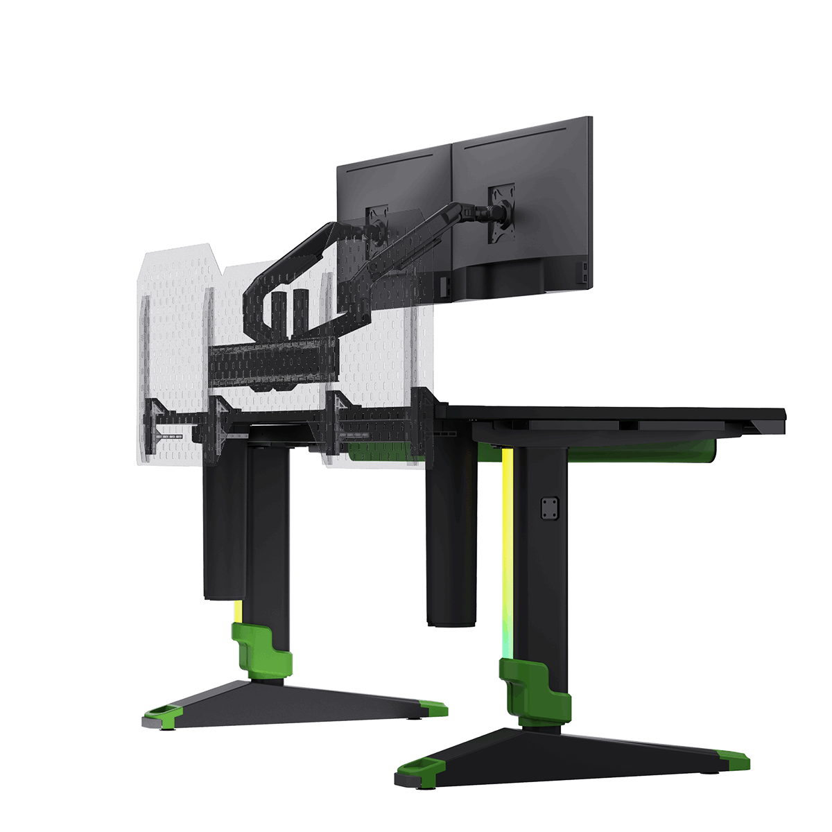 Livtab Cyberone Monitor Arm With Slider Rail