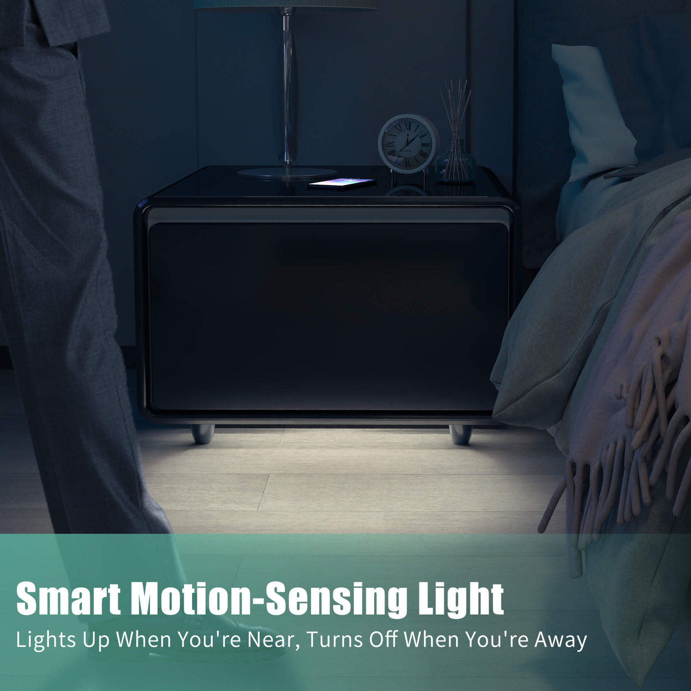 Livtab LT60 Smart Nightstand with Fridge