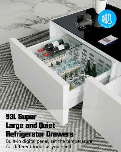 Livtab LT90 Pro Smart Coffee Table with Fridge