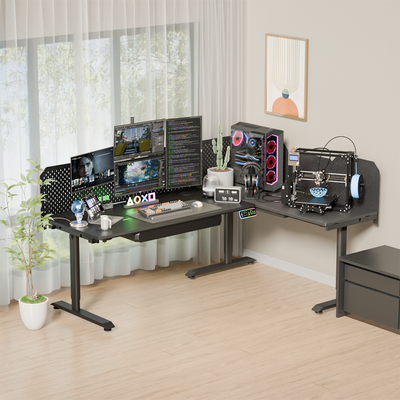 Livtab Cyberone Modular L-shaped Standing desk