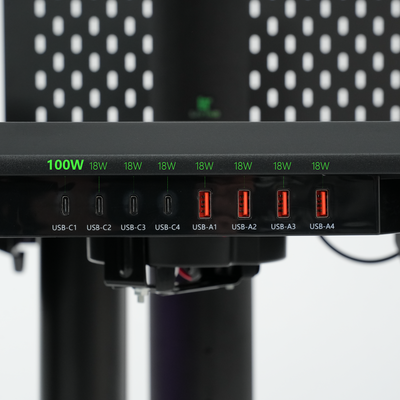 Livtab Cyberone Standing Desk with drawer -Dual Motor, cable management