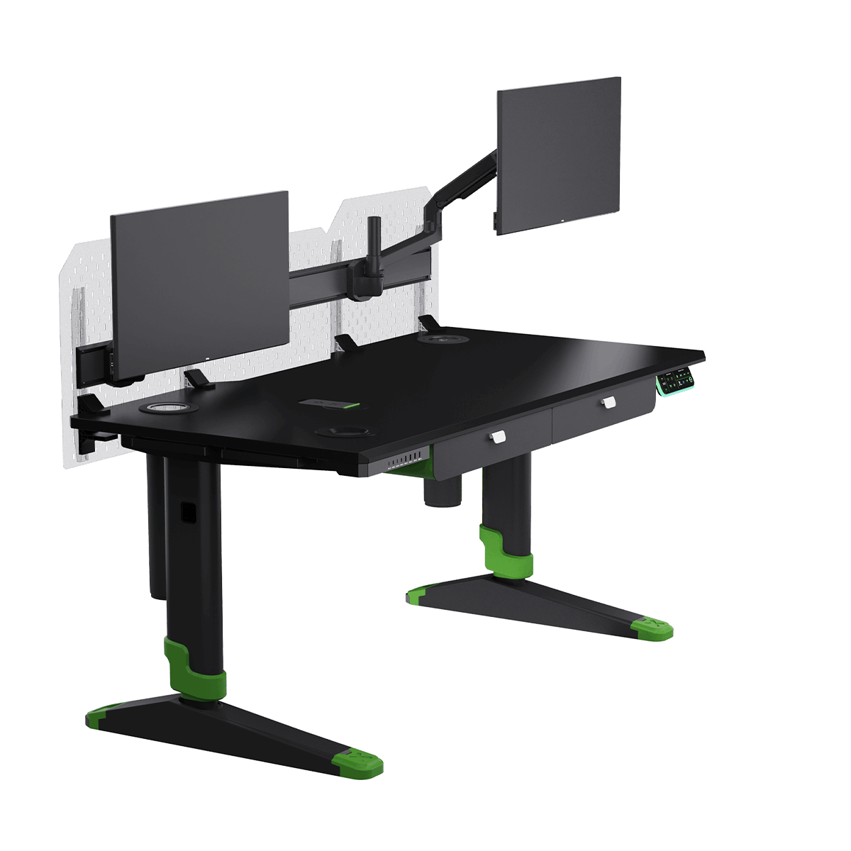 Livtab Cyberone Monitor Arm With Slider Rail
