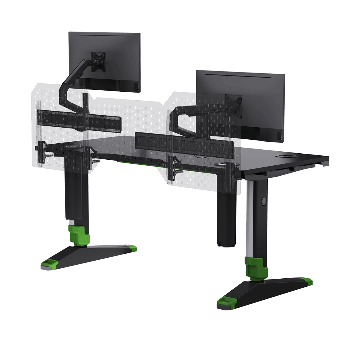 Livtab Cyberone Monitor Arm With Slider Rail