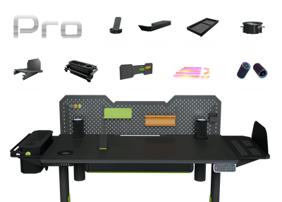 Livtab Cyberone Standing Desk with drawer -Dual Motor, cable management