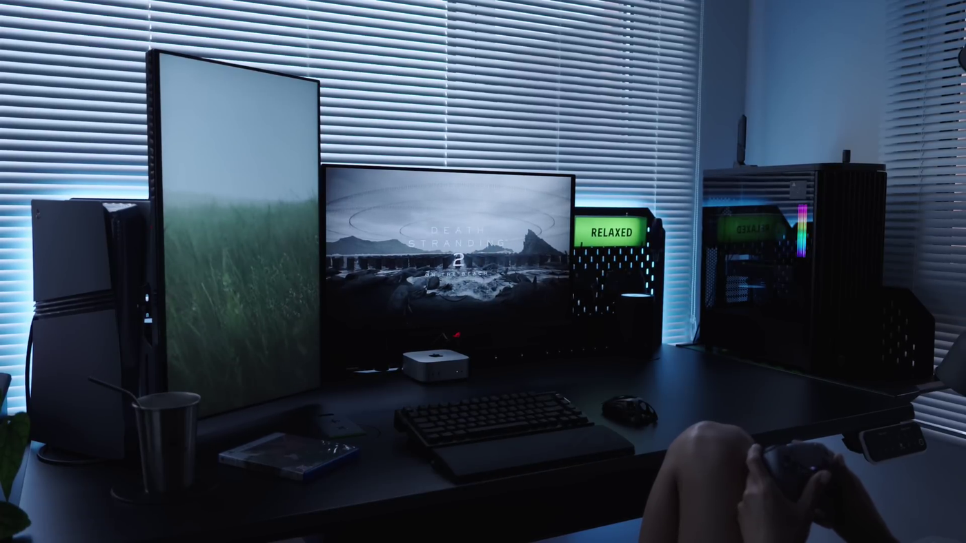 Livtab Cyberone Standing Desk with drawer -Dual Motor, cable management